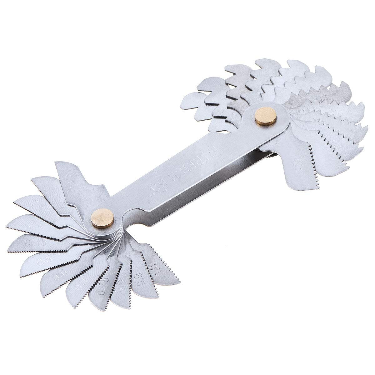 Skrūvju soļa mērierīces metriskās 0,25–6,00 mm