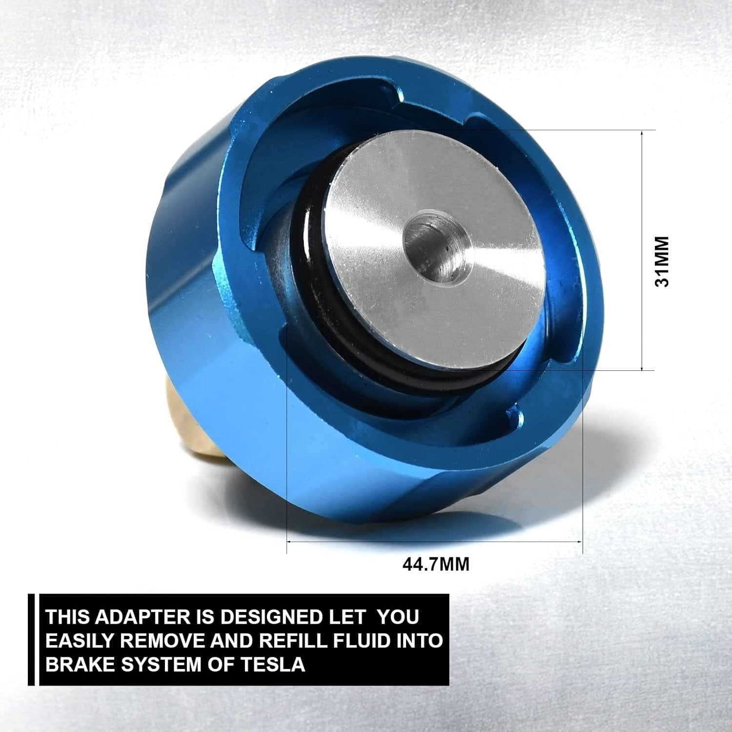Bremžu atgaisotāja un uzpildes adapteris TESLA S un X automašīnām