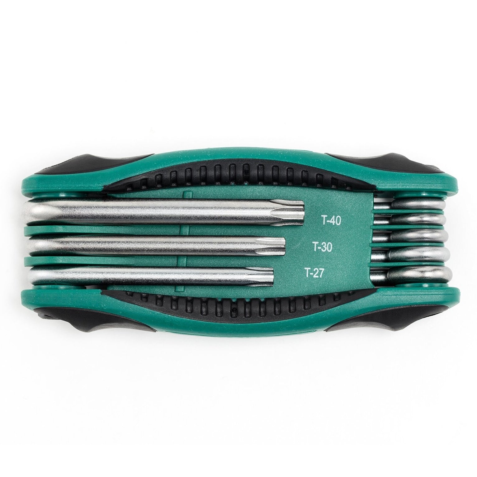 Salokāms TORX uzgriežņu atslēgu komplekts 8 gab. (TT9-T40) ar caurumu