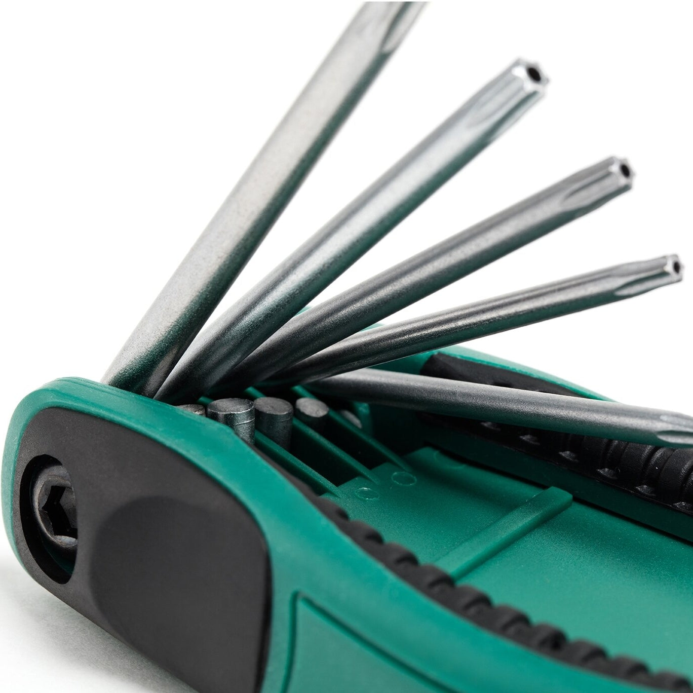 Salokāms TORX uzgriežņu atslēgu komplekts 8 gab. (TT9-T40) ar caurumu