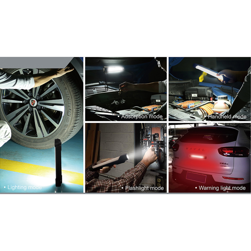 Uzlādējama COB+LED darba gaisma
