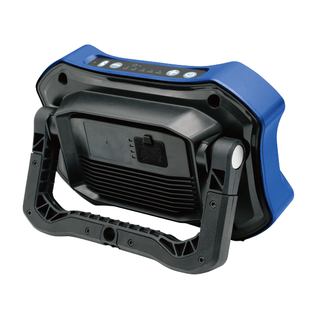 COB (20 W) uzlādējama darba lampa ar skaļruni un Bluetooth