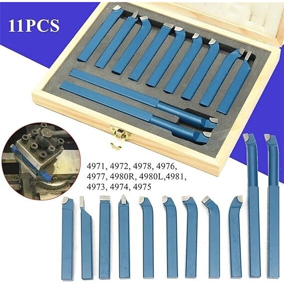 Virpošanas uzgaļu asmeņu komplekts 8x8mm 11 gab. P30