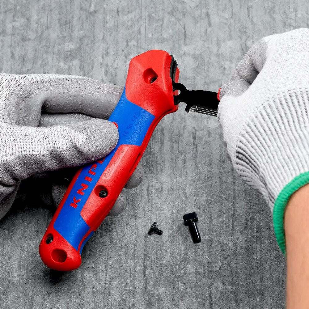Noņemšanas nazis ar vadotni un sprūdrata atslēgu KNIPEX