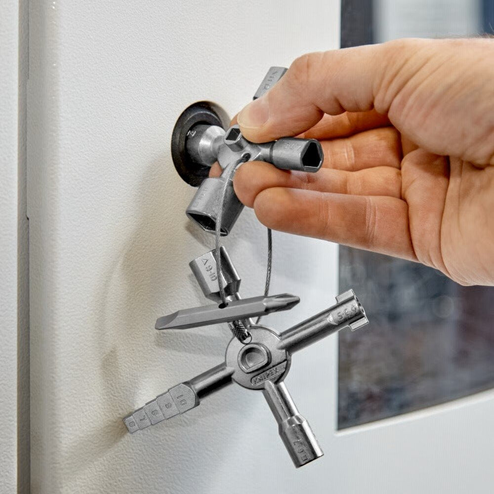 Vadības skapja atslēga TwinKey KNIPEX