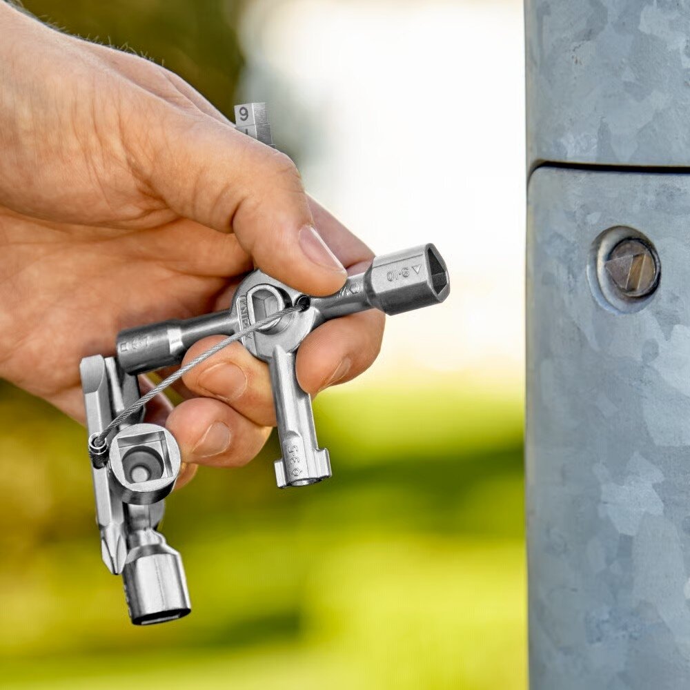 Vadības skapja atslēga TwinKey KNIPEX