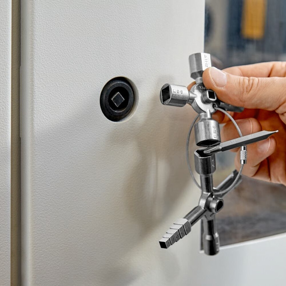 Vadības skapja atslēga TwinKey KNIPEX