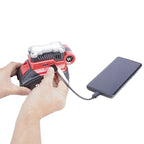 Litija jonu bezvadu COB (5W) apgaismojums - USB adapteris 20V