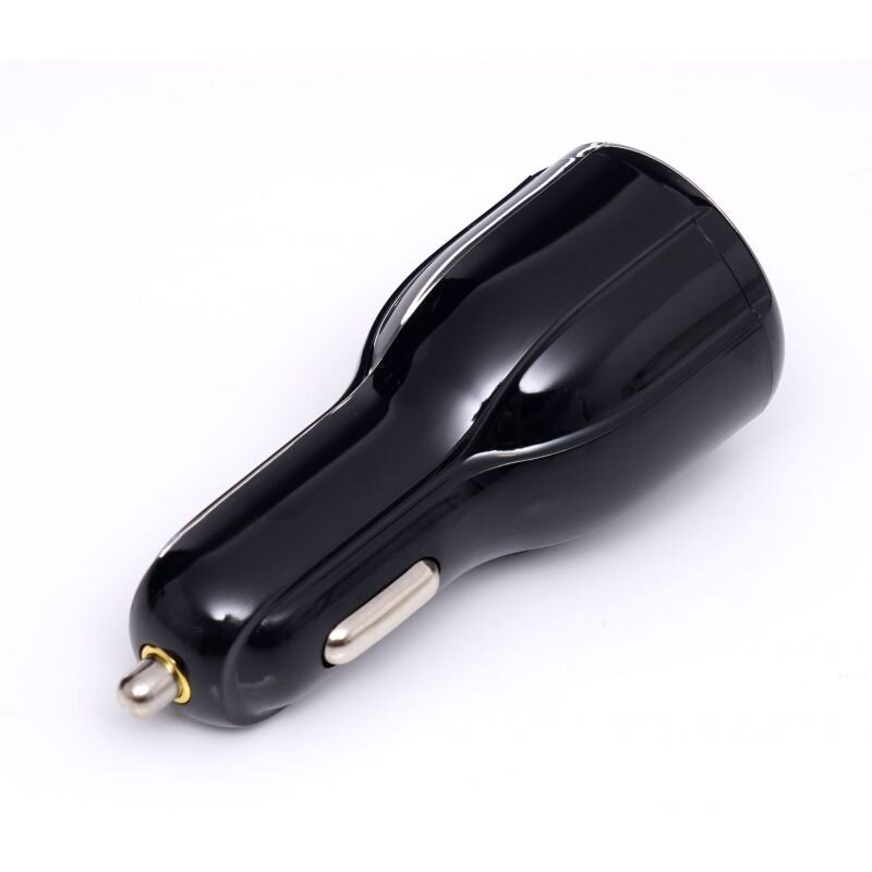 USB automašīnas lādētājs ar ātrās uzlādes portu 12V/24V, USB/3.1A + USB/QC3.0