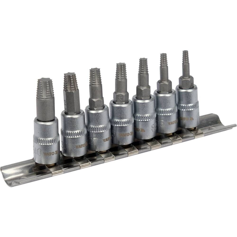 Izvilcēju komplekts 7 gab. (plāns) 1/4" TORX