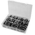 Spiedspailes ar gumiju komplektā 52 gab. (6-19 mm)