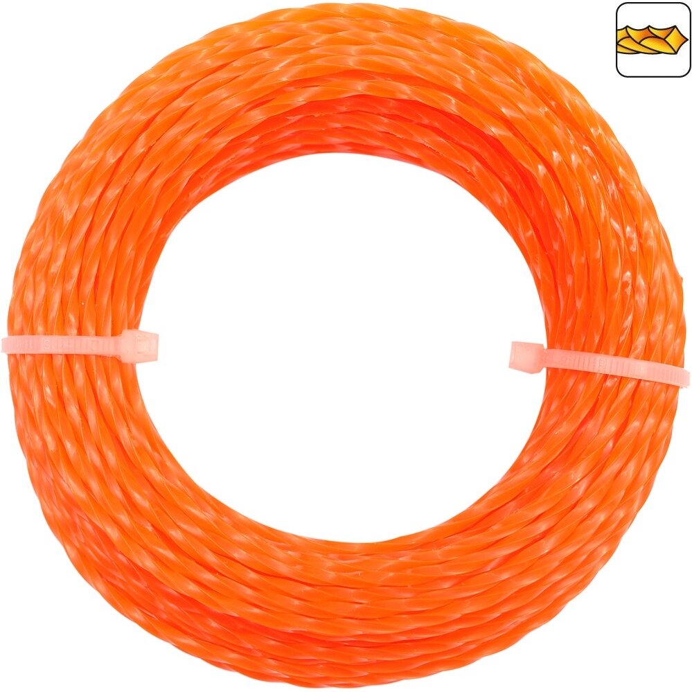 Zāles trimmera aukla SILENT 1,6 mm x 15 m