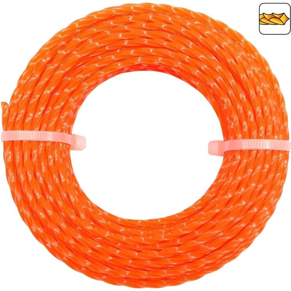 Zāles trimmera aukla SILENT 2,7 mm x 15 m