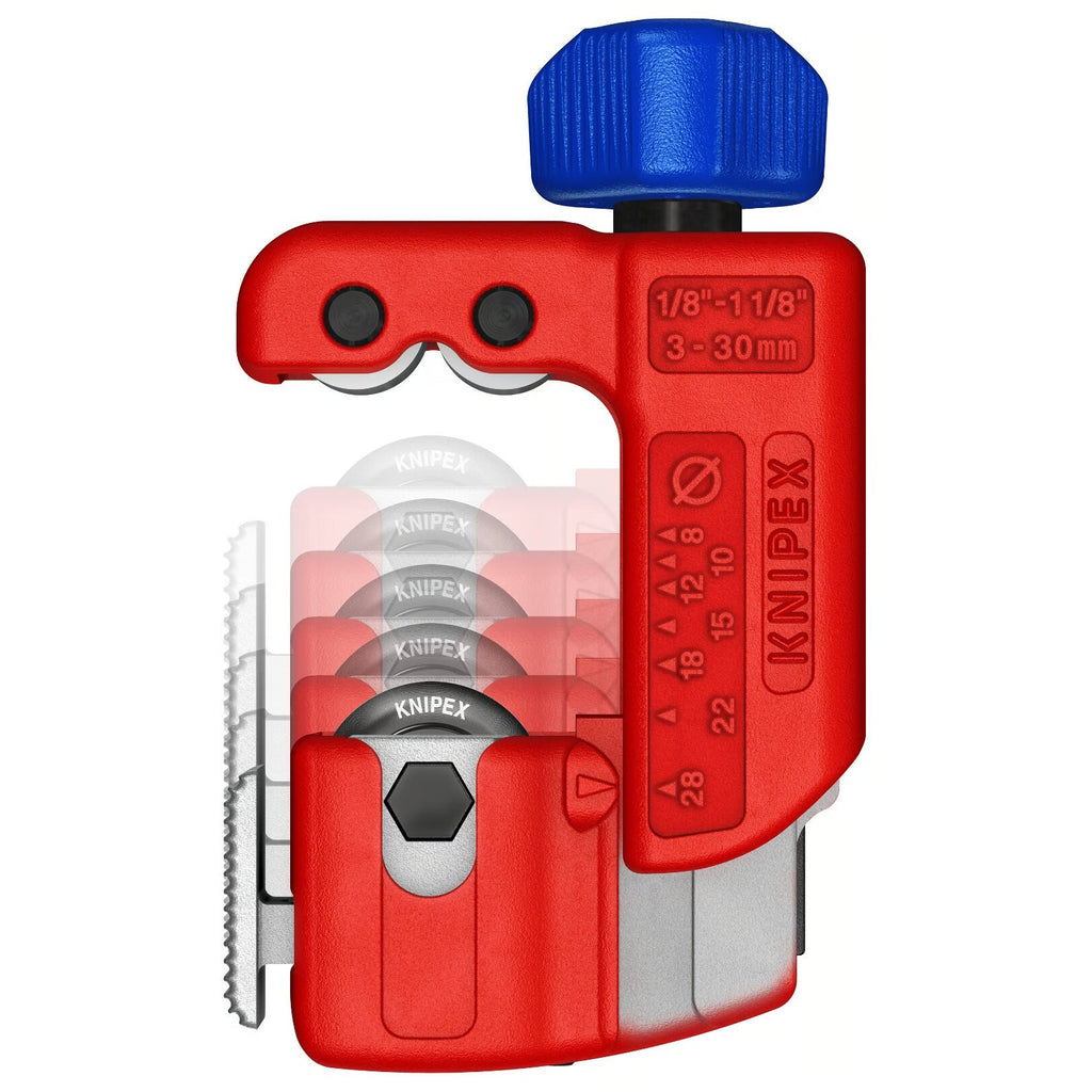 Mini cauruļu griezējs 3-30 mm KNIPEX TubiX® S