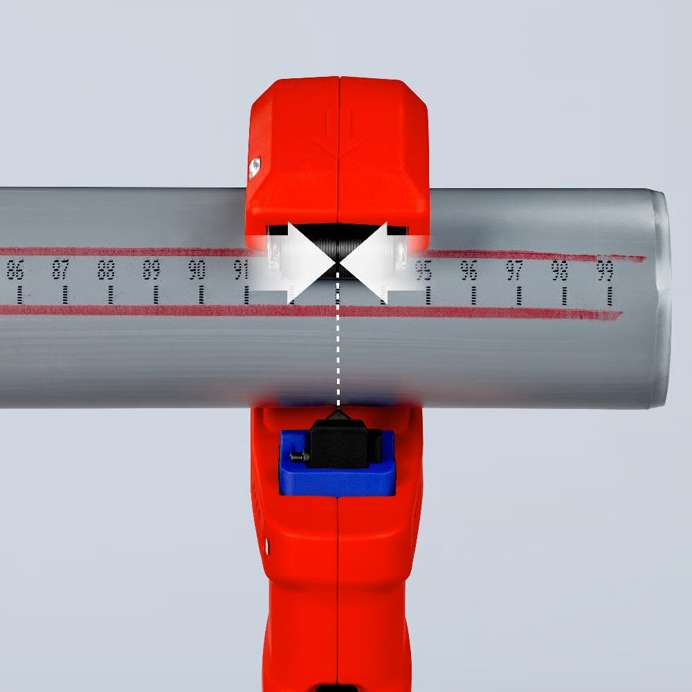 Cauruļu griezējs plānsienu plastmasas notekcaurulēm 32-50mm KNIPEX DP50