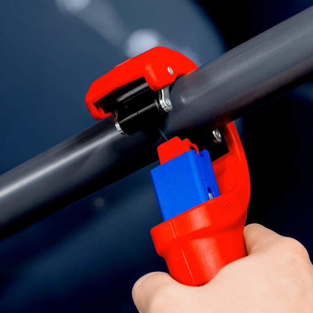 Cauruļu griezējs biezsienu plastmasas caurulēm 32-50mm KNIPEX DPT50