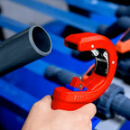 Cauruļu griezējs biezsienu plastmasas caurulēm 32-50mm KNIPEX DPT50