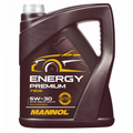 MANNOL sintētiskā motoreļļa Energy PREMIUM 5W-30 5l