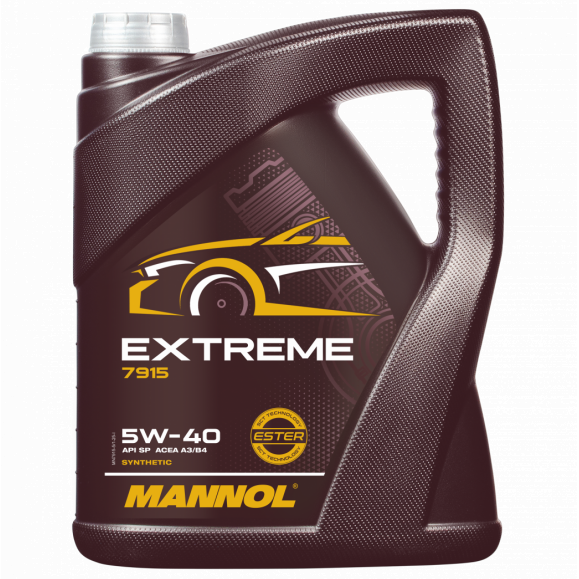 MANNOL sintētiskā motoreļļa EXTREME 5W-40 5l