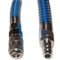 Gaisa atsitiena šļūtene PU ar ātrajiem savienotājiem Ø5x8mm