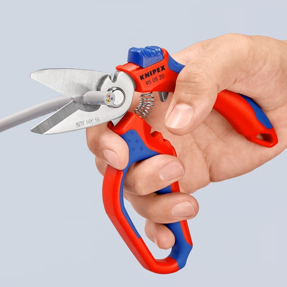 KNIPEX leņķveida elektriķa šķēres