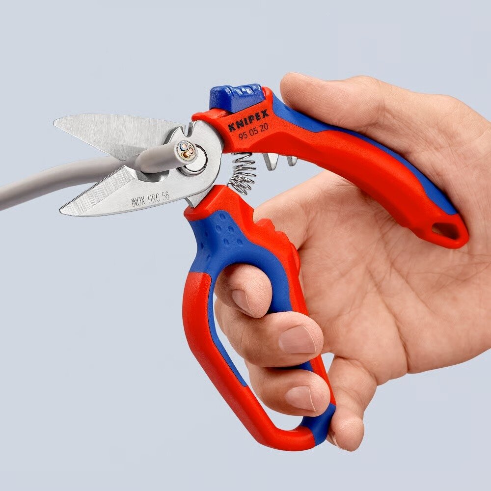 KNIPEX leņķveida elektriķa šķēres