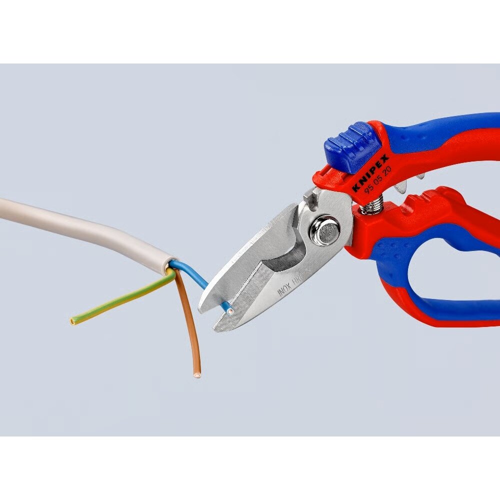 KNIPEX leņķveida elektriķa šķēres
