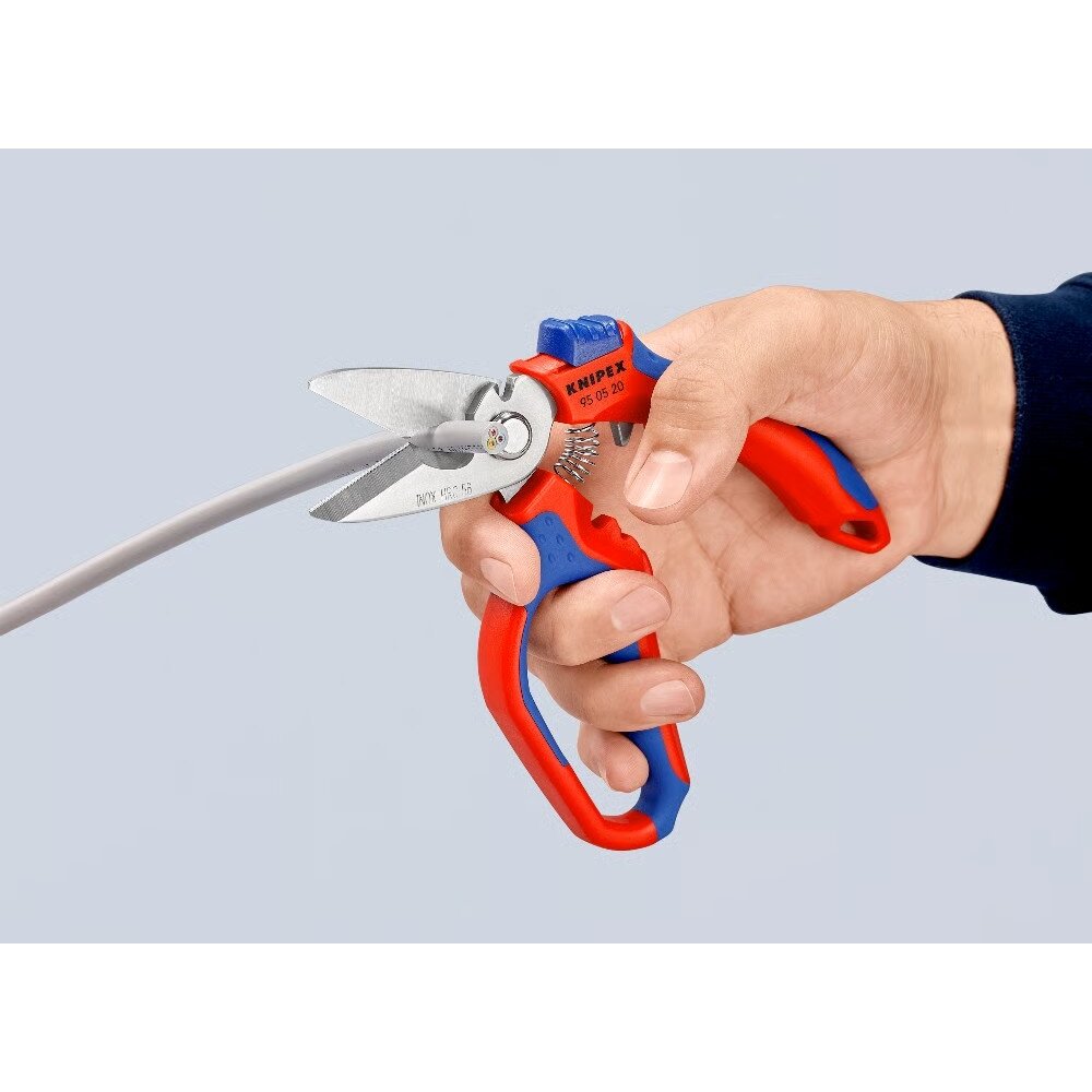 KNIPEX leņķveida elektriķa šķēres
