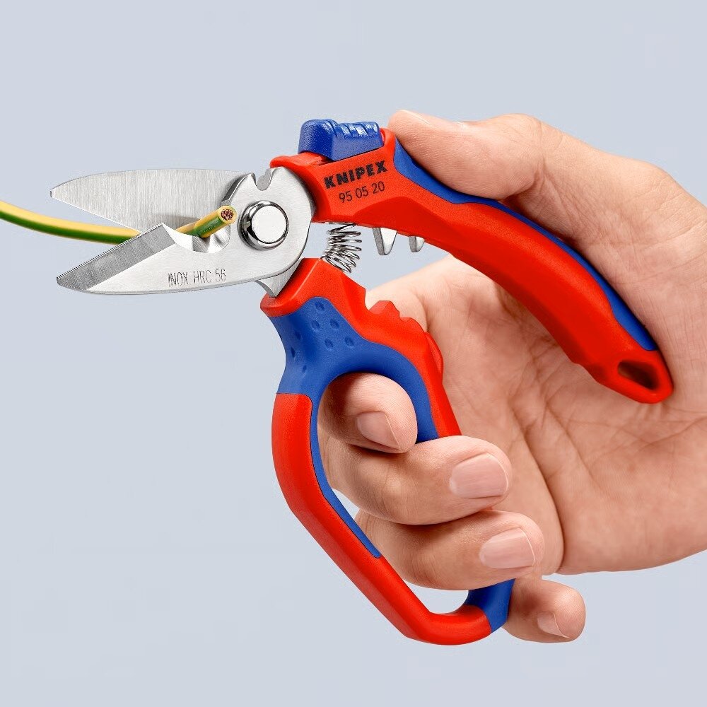 KNIPEX leņķveida elektriķa šķēres